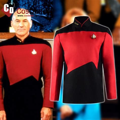 star trek captain picard uniform